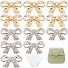 12Pcs 2 Colors Bowknot Alloy Decorative Buckles FIND-CP0003-71-1