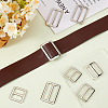 8Pcs 4 Styles Alloy Slider Buckles FIND-GF0007-01P-4