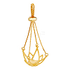 1Pc 925 Sterling Silver Bead Cage Pendant Mounting STER-HS0001-20G-1