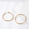 201 Stainless Steel Big Hoop Earrings EJEW-F205-14G-B-1