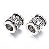 Tibetan Style Alloy European Beads X-TIBEB-N005-068-2