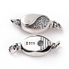 925 Sterling Silver Box Clasps STER-D035-18AS-2