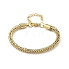 304 Stainless Steel Rope Chain Bracelets for Women BJEW-F488-08G-2