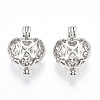 Brass Locket Pendants LS-PALLOY-S094-43P-01-1