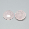 Natural Rose Quartz Cabochons X-G-Q957-03A-25mm-1