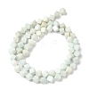 Natural Flower Amazonite  Beads Strands G-C135-D04-01-3