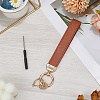 1 Sets PU Alloy Keychain AJEW-GF0010-84-3