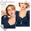 35Pcs 7 Styles 304 Stainless Steel Pendant Cabonchon Settings STAS-CJ0002-16-7