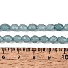 Natural Dyed White Jade Beads Strands G-T142-89B-5