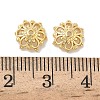 Brass Bead Caps KK-B166-17G-2