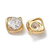 Brass Micro Pave Cubic Zirconia Pendants KK-Z136-20G-2