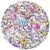 50Pcs Cartoon Unicorn Paper Sticker STIC-C012-03-1