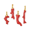 Opaque Acrylic Pendants PALLOY-JF05921-1