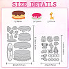 Birthday Animal Cake Carbon Steel Cutting Dies Stencils DIY-WH0309-1957-2