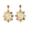 Religion Brass Pave Cubic Zirconia Pendants CU-CBA83A6-01D-G01-1