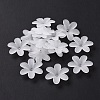 6-Petal Transparent Acrylic Bead Caps LS-X-OACR-A017-14-1