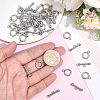 25Pcs 304 Stainless Steel Toggle Clasps STAS-BBC0009-60A-3