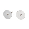 304 Stainless Steel Stud Earring Findings STAS-D370-02P-05-1