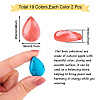 38Pcs 19 Style Gemstone Cabochons G-FW0001-04-3