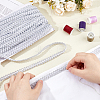Polyester Centipede Braided Wavy Ribbon OCOR-WH0111-43B-3