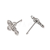 304 Stainless Steel Stud Earring Findings SA-CBAAD0D-06P-2