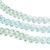 Transparent Painted Glass Beads Strands DGLA-A034-T4mm-A16-4