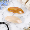 2Pcs 2 Colors Resin and Iron Hair Barrettes PHAR-WR0001-07-4