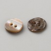Natural Shell Buttons BUTT-WH0024-041A-2