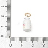 Spray Painted Brass Pendants KK-CBAEB58-15C-3