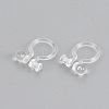 Plastic Clip-on Earring Findings KY-S155-07-2