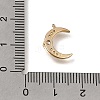 Brass Pave Clear Cubic Zirconia Charms CU-CBA7960-06G-3