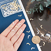 80Pcs 2 Colors Brass Charms KK-FH0003-73-3
