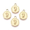 Ion Plating(IP) 304 Stainless Steel Pendants STAS-F282-07G-1
