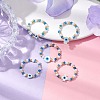 Glass Beaded Stretch Rings for Women RJEW-JR00704-2