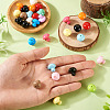 30Pcs Opaque Acrylic Bead OACR-TA0004-04-6
