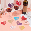 70Pcs 7 Colors Paper Table Place Cards DIY-FG0005-55-5