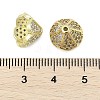 Brass Micro Pave Cubic Zirconia Beads KK-K297-42G-2