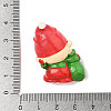 Christmas Elfin Resin Sculpture Display Decorations DJEW-K029-01B-3