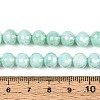 Anti-Tarnish Electroplate Glass Beads Strands GLAA-N056-8mm-02-4