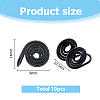 10Pcs Stainless Steel Spiral Pad Cuff Earrings EJEW-HS0001-03EB-2