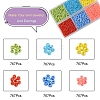 4302Pcs 6 Style 12/0 Round Glass Seed Beads SEED-YW0001-89-2