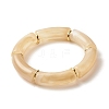 Acrylic Tube Beaded Stretch Bracelets X-BJEW-JB07774-02-1
