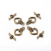 Tibetan Style Toggle Clasps X-MLF1526Y-NF-2
