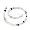 Natural Dendritic Agate Beads Strands G-D0005-18-6mm-3