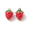 2Pcs Brass Enamel Charms KK-YW0001-79-1