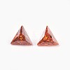 Cubic Zirconia Pointed Back Cabochons ZIRC-WH0001-A12-1