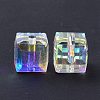 Imitation Austrian Crystal Beads SWAR-F074-6x6mm-32-4