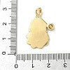 Christmas Brass Enamel Pendants KK-K305-08D-G-3