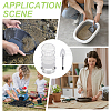 6Pcs Stainless Steel Garden Soil Sieve Set AJEW-UN0002-81-5