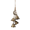 Iron Bell Pendant Decoration HJEW-JM02247-1